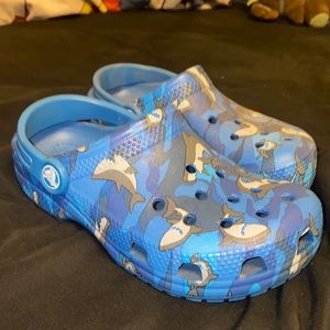 Blue Shark Crocs